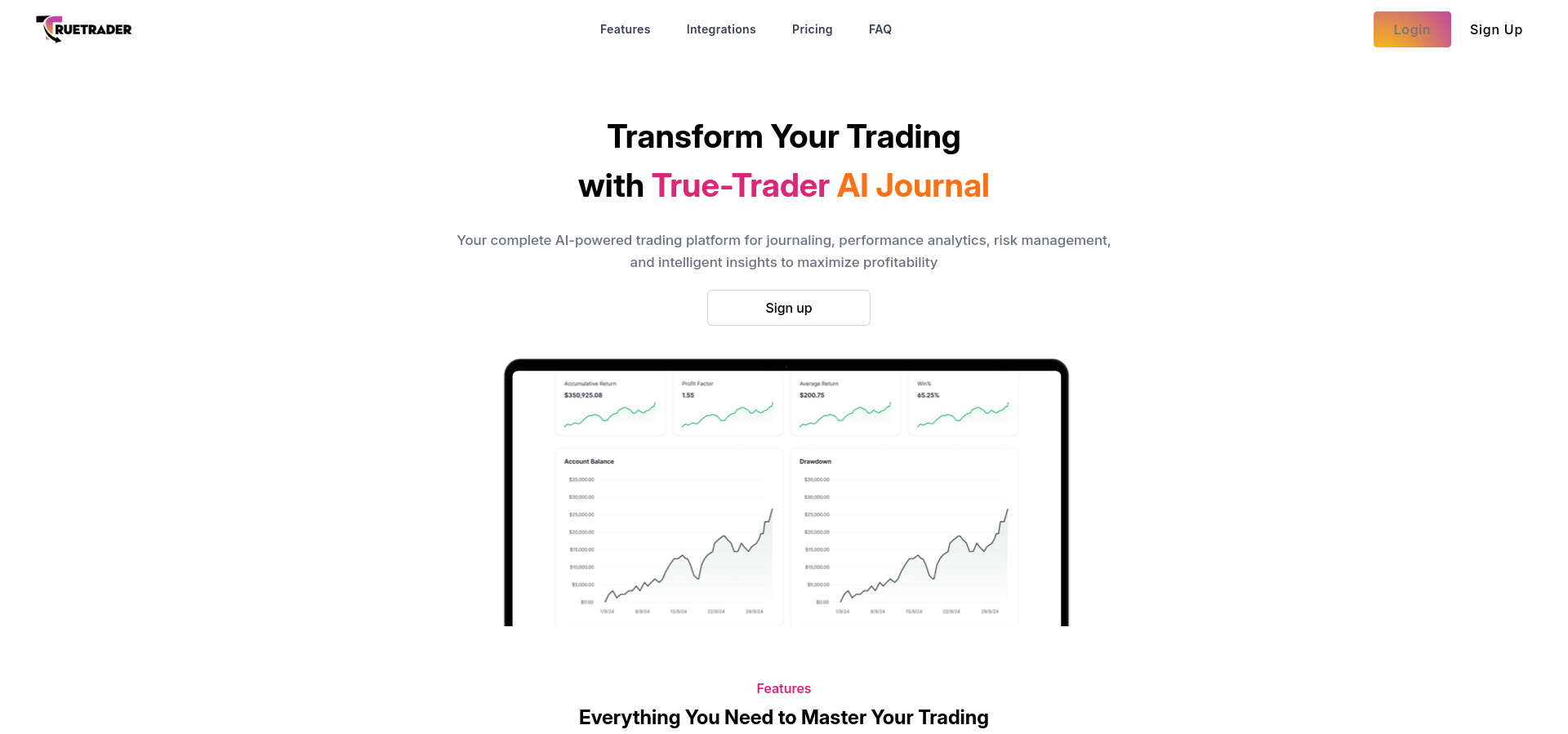 True-Trader AI Journal